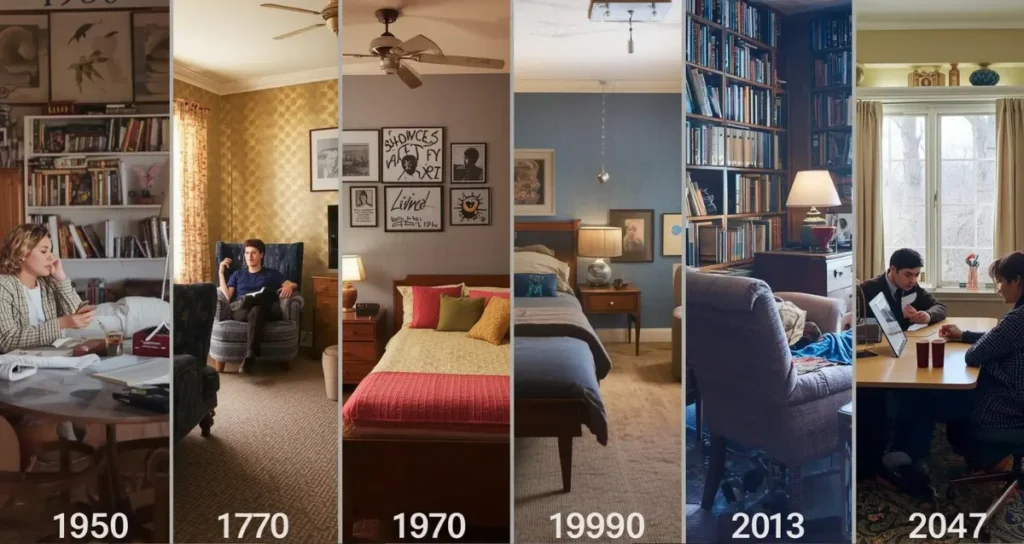 History of Dorm Rooms