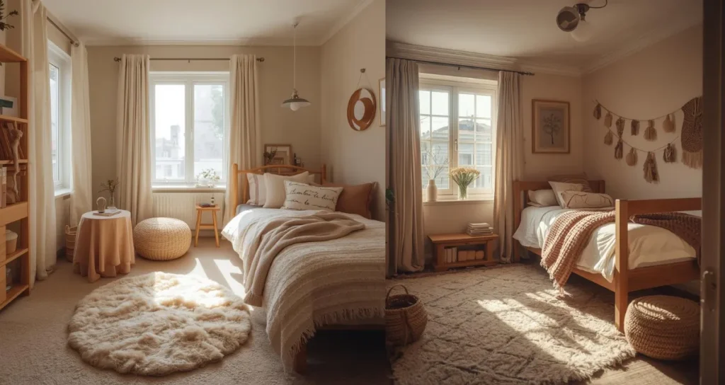 Simple Dorm Room Decorating Ideas with Textiles