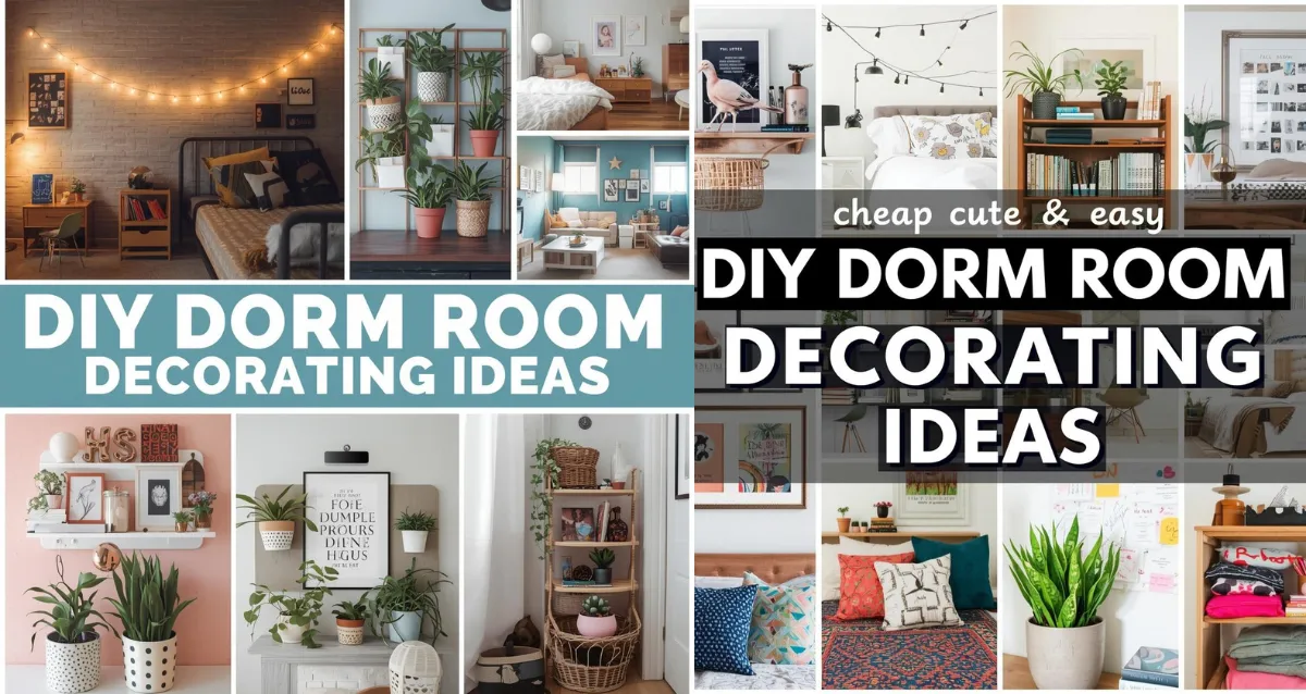 DIY Dorm Room Decorating Ideas Cheap, Cute & Easy Ways to Personalize Your Space